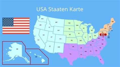 Hauptstädte Usa • Bundesstaaten Hauptstädte Liste Und Karte · Mit Video