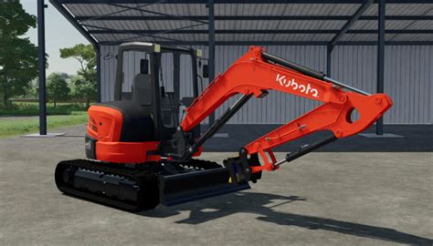 Kubota U48 V1000 Ls22 Farming Simulator 22 Mod Ls22 Mod Images And