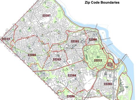 Zip Code Map Arlington Va World Map