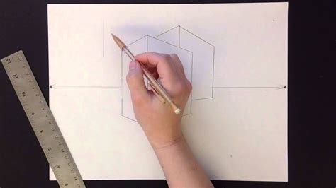 Drawing Overlapping Boxes In 2 Point Perspective Youtube 2 Point