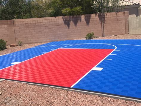 30x30 Basketball Half Court Floor Kit Modutile Sport Tiles