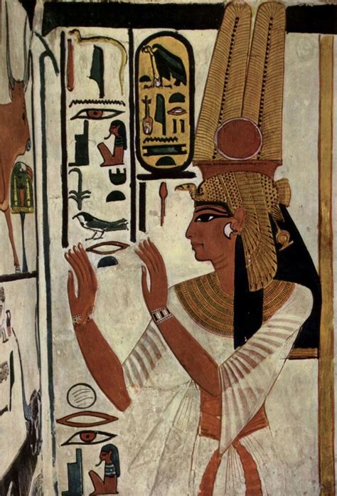 nefertari arte egizia antica egitto dea egizia