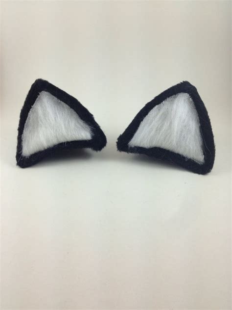 Glowing Multicolor Clip On Costume Cat Ears Color Changing
