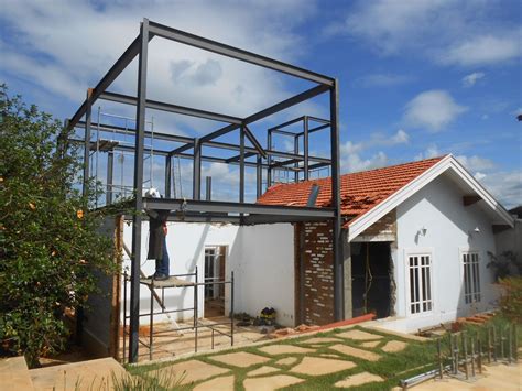 Imagem relacionada Construção metálica casas Construção de casas Casas com estrutura de aço
