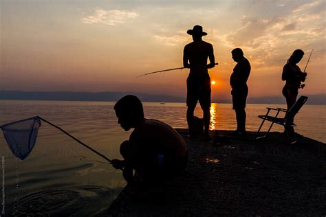 Fisherman At Sunset Del Colaborador De Stocksy Diane Durongpisitkul