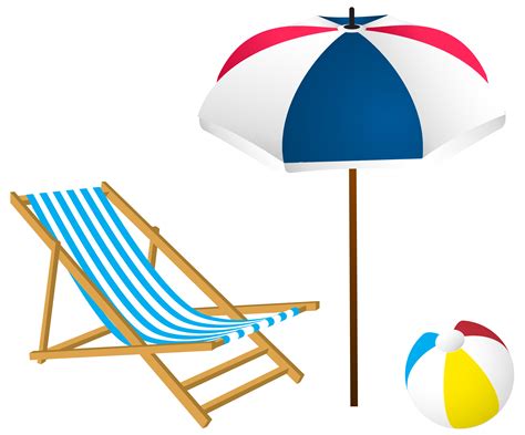Beach Summer Set Png Clip Art Image Clipart Best Clipart Best