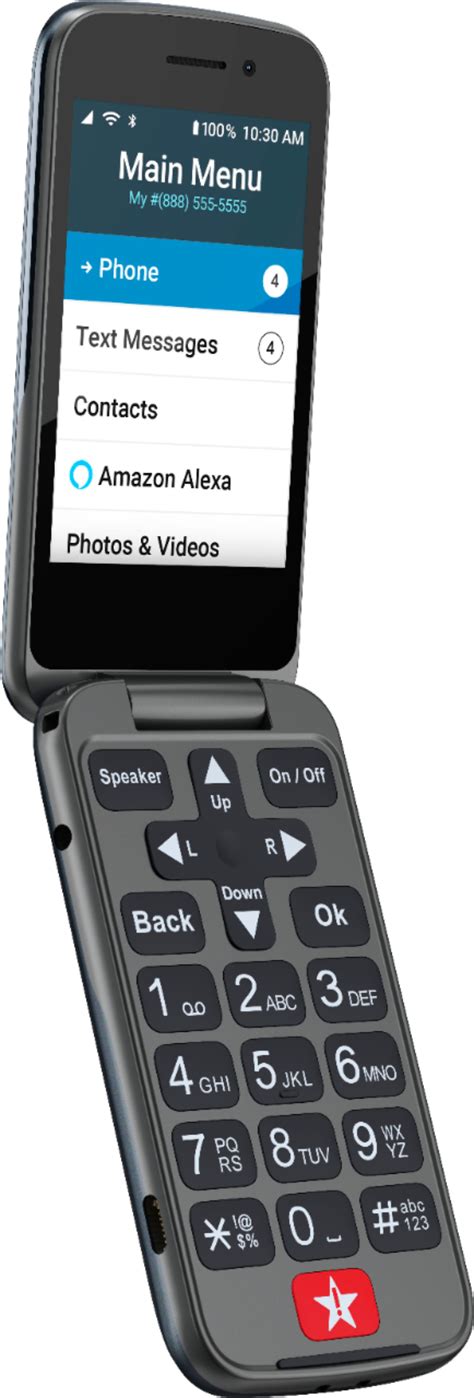 Greatcall Lively Flip Cell Phone For Seniors Gray From The Makers