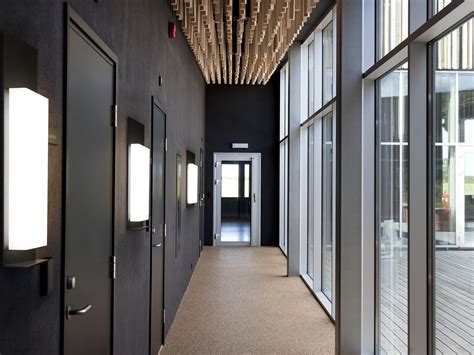 Moon glow pendant by modern lighting. Commercial Hallway with Miami Sconces by Alejandro Vargas ...