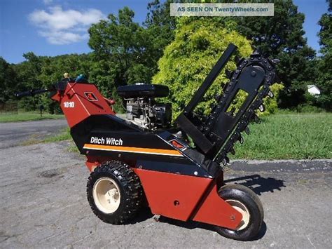 Ditch Witch 1010 Walk Behind Trencher