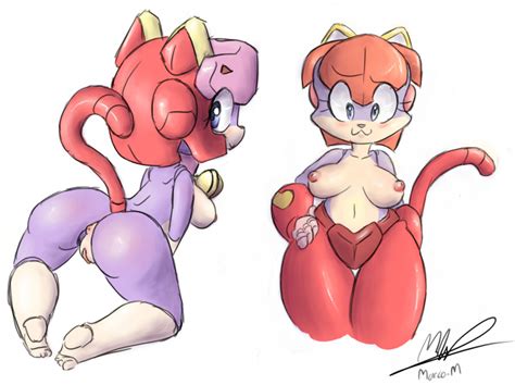 Rule 34 Pizzacat Polly Esther Samurai Pizza Cats Tagme 252238