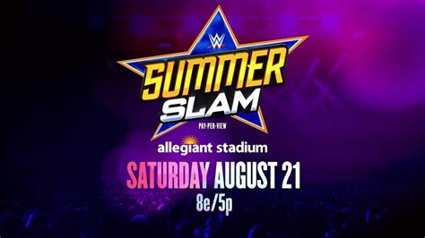 Summerslam Heads To Las Vegas Allegiant Stadium On Saturday Aug 21 Wwe