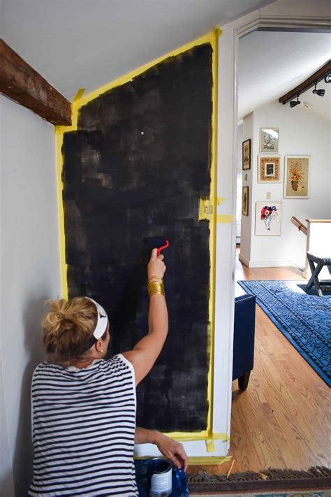 Painting The Perfect Chalkboard Wall At Charlottes House