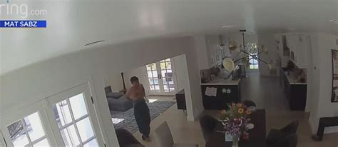 caught on video naked man burglarizes bel air home before coming face to face with unsuspecting