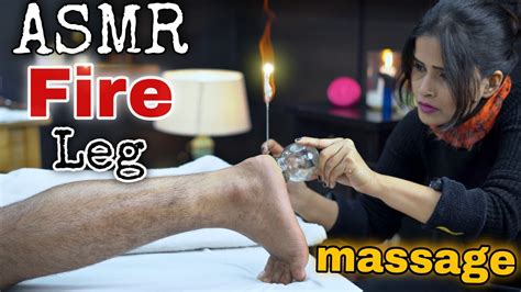 indian cosmic lady 💈 lower calf muscles and fire cup massage 💈asmr joints cracks youtube
