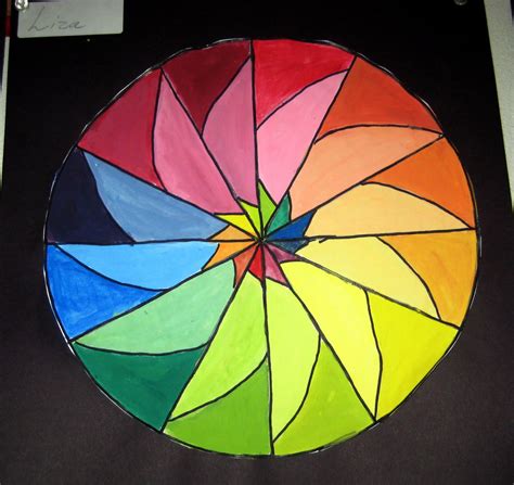 Mrs Art Teacher Complex Color Wheels