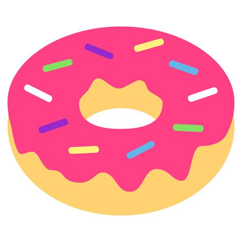 Emoji Clipart Donut Picture 1006012 Emoji Clipart Donut