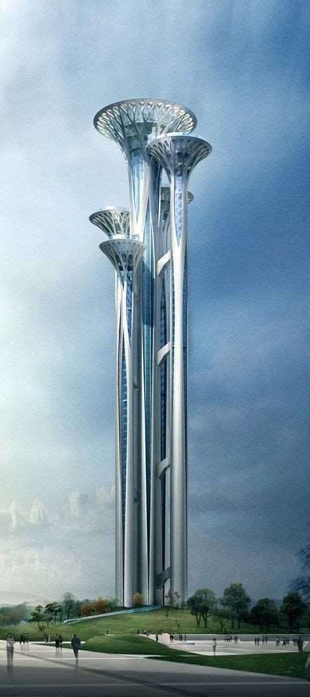 Olympic Park Observation Tower Beijing China Designed By