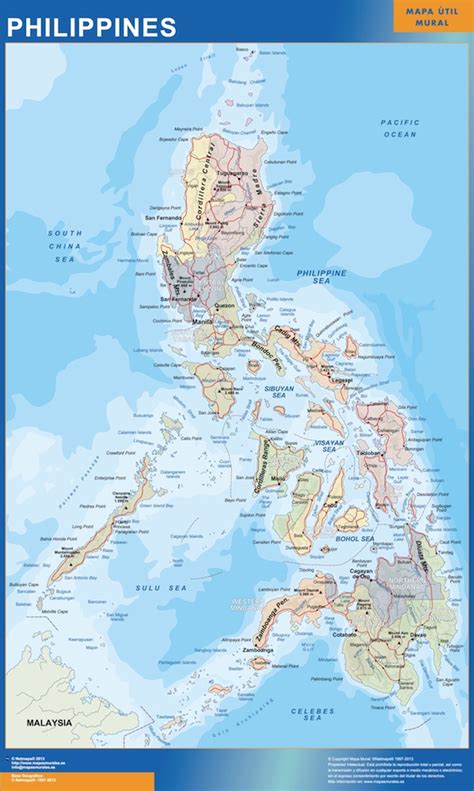 Find And Enjoy Our Philippines Wall Maps
