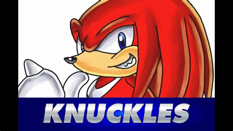 Como Dibujar A Knuckles De Sonic How To Draw Knuckles From Sonic
