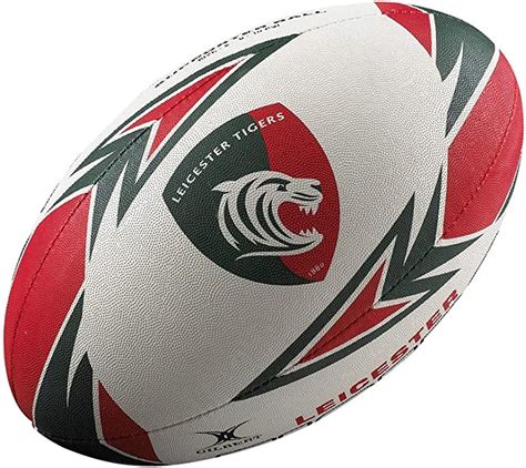 Leicester Tigers Gilbert Supporters Rugby Ball Size 4 One Size Only