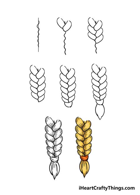 How To Draw Braid In 8 Easy Steps 1000×1400