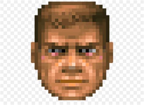 Doom Classic Doomguy Face Bead Pixel Art Sprite Artka