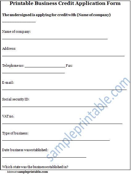 Free Printable Credit Reference Form Form Generic