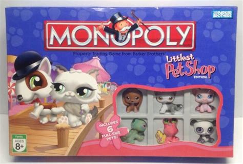 Littlest Pet Shop Monopoly 2007 Edition 100 Complete Parker Brothers