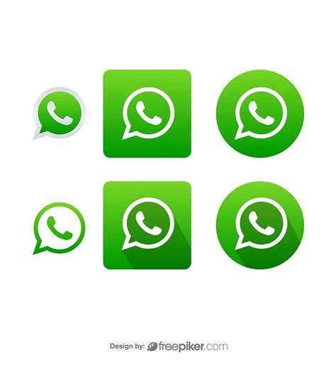 Create stunning designs with many free whatsapp icons available in png, svg, ai, eps, base64, and other formats. Freepiker | whatsapp vector icons vector icons