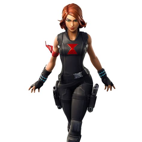 Fortnite Black Widow Outfit Skin Png Styles Pictures