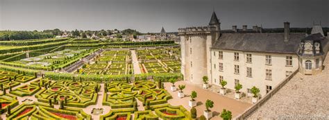 Jardins Du Château De Villandry Dans La Vallée De La Loire Gardens