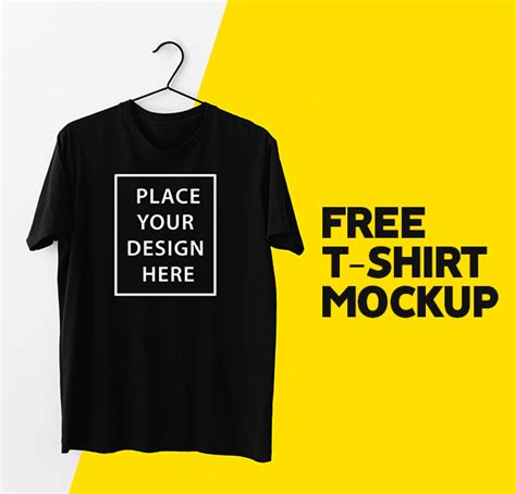 Free T Shirt Mockup Psd Freebies Graphic Design Junction