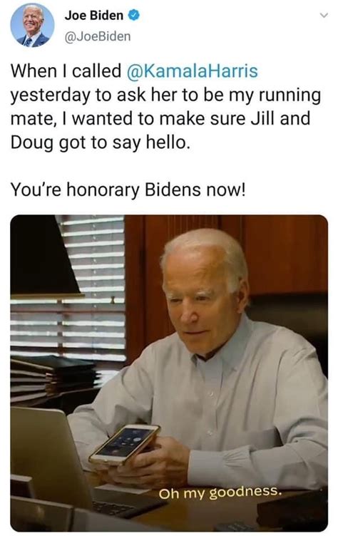 Pin By Erin Kolks On Kamala Harris And Biden Harris Memes Say Hello Sayings Biden Harris