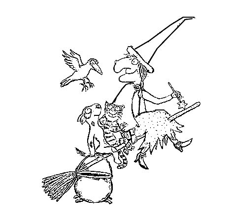 Los virus se caracterizan, a diferencia de los otros organismos, por presentar una única especie de ácido nucleico constitutiva que puede ser adn o arn, monocatenario o bicatenario con estructura de doble hélice. ROOM ON THE BROOM (la strega rossella)piu' il disegno da colorare | Disegni da colorare, Streghe ...