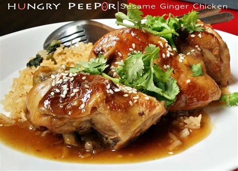 This search takes into account your taste preferences. Sesame Ginger Chicken To Flavour The Plain Rice | Hungry ...