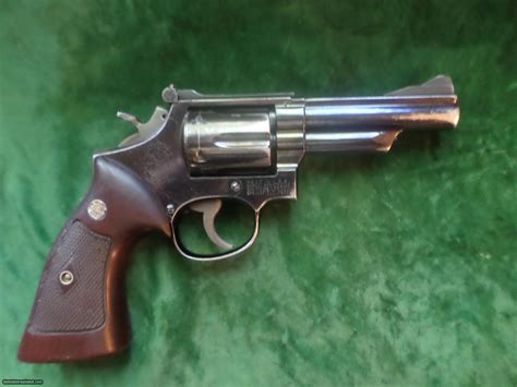 Smith And Wesson Pre 19 Model Combat Magnum 357 4 Barrel Blue