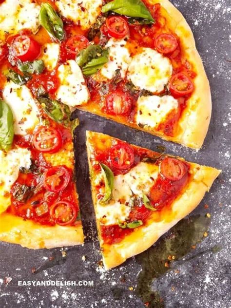 Best Homemade Margherita Pizza Recipe 5 Ingredients Easy And Delish