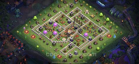 Farming Base TH11 With Link Anti Everything Hybrid Clash Of Clans