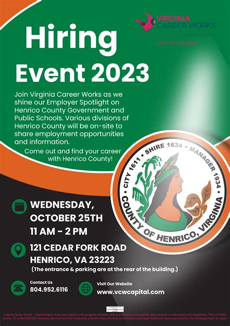 Henrico County Government And Public Schools Hiring Event Virginia