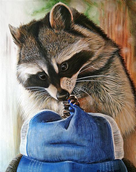 17 Best images about Raccoon Paintings on Pinterest | Lakes, Bunting
