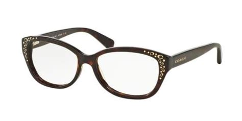 coach eyeglasses hc6065 5287 confetti light brown 51mm