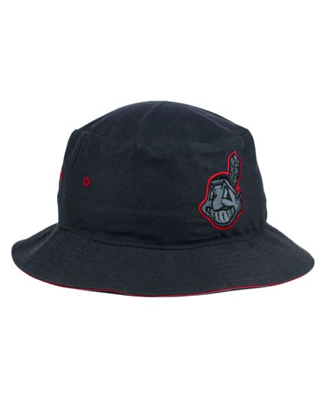Lyst 47 Brand Cleveland Indians Turbo Bucket Hat In Gray For Men