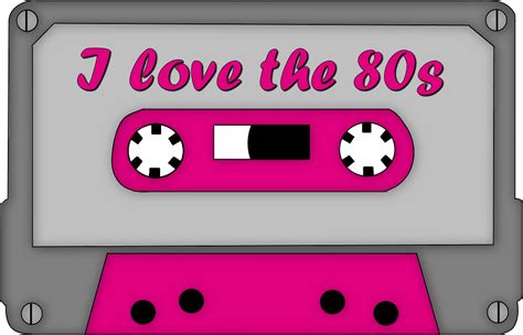 i love the 80s logo png vector library love 80 y 90 c