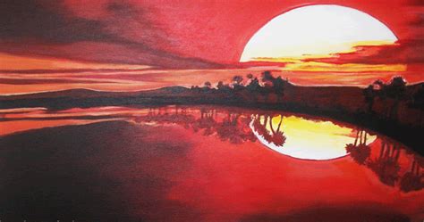 Ditar intim, ekspozita personale e piktores nga ulqini. art -pittura www.ninogaleri.com: Perendimi i diellit