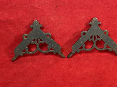 Antique Screen Door Corner Brackets Braces Repurpose Finials Furniture