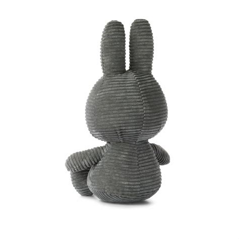 miffy official miffy nijntje grey corduroy plush 33cm soft toy dick bruna ebay