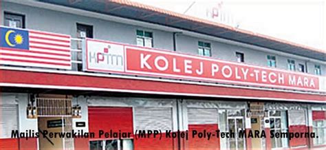We provide a warm and caring environment with quality education and recognized academic standing. MPP Kolej Poly-Tech MARA Semporna