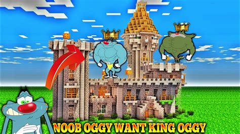 1 Minecraft Noob Oggy Building His Castle 🏰 With Jack Bhaiya