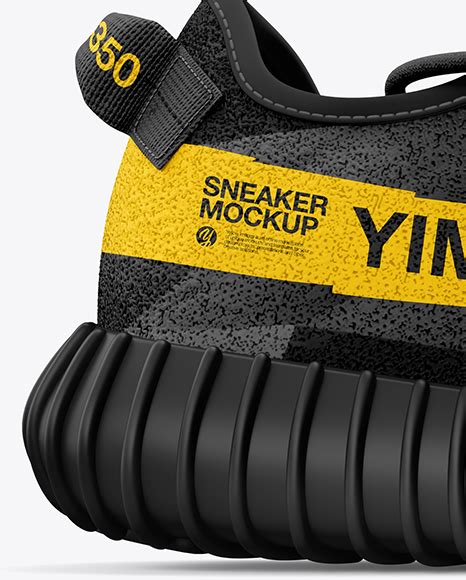 Download Sneaker Mockup in Apparel Mockups on Yellow Images Object Mockups