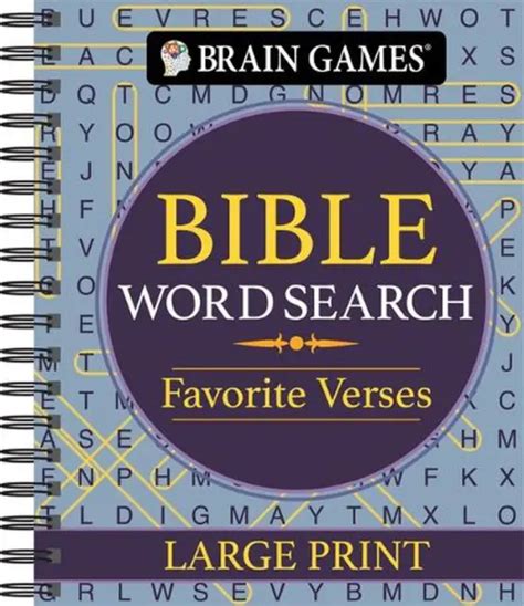 Brain Games Bible Word Search Favorite Verses Large Print By Brain